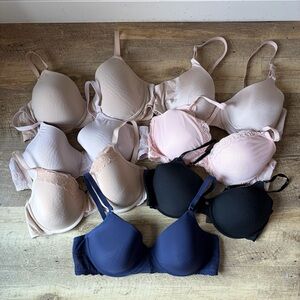 Lot of 7 Natori Bras Size 38C